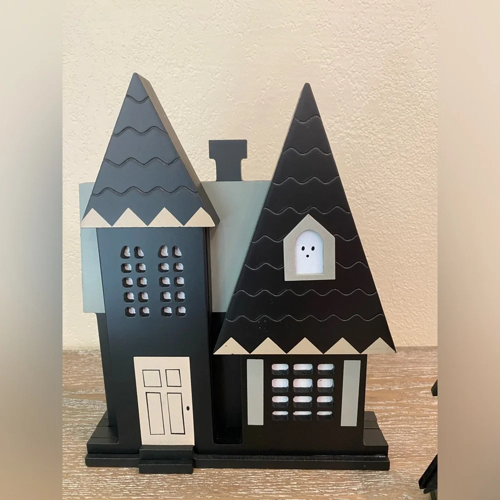 Target Hyde & EEK! Halloween Wood Haunted House and Trees (2)